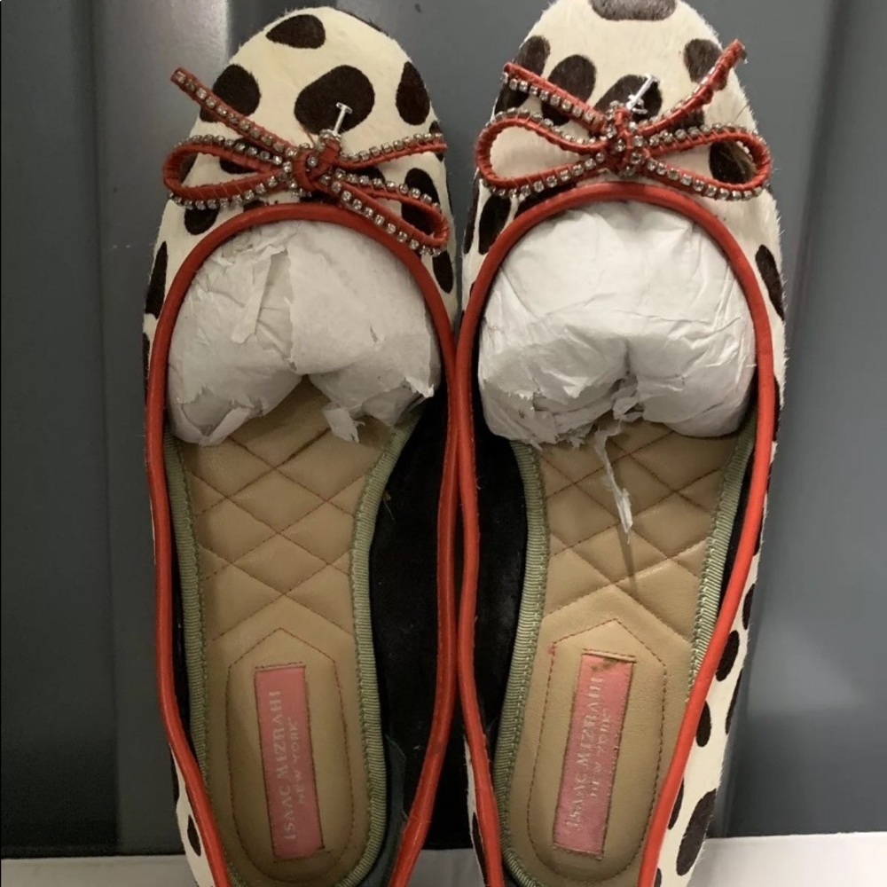 Leopard flat ballerina Isaac Mizrahi
